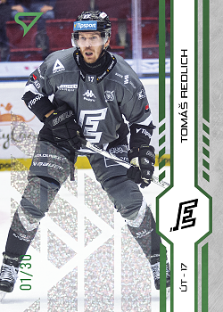 Tomas Redlich Karlovy Vary Tipsport ELH 2024/25 SportZoo 2. serie Green Glitter /30 #338